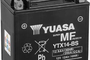 **Yuasa YTX14-BS Batteria Moto 12V 12Ah Senza Manu