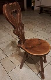 Sedia legno stile Valvaraita 