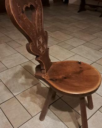 Sedia legno stile Valvaraita 