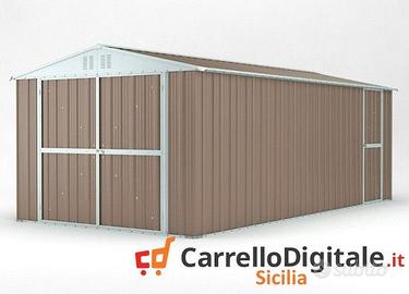 Box garage auto in Acciaio 327x611 19mq tortora