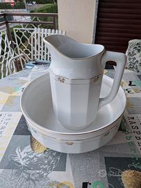 Catino con brocca Laveno ceramiche
