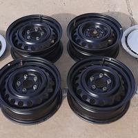 cerchi  acciaio 15” originali mercedes 190/200