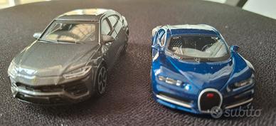 Burago Lamborghini Urus + Bugatti Chiron