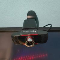 📷 Webcam Techly Full HD 1080p con Microfono