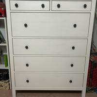 Cassettiera Ikea HEMNES bianca