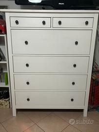 Cassettiera Ikea HEMNES bianca