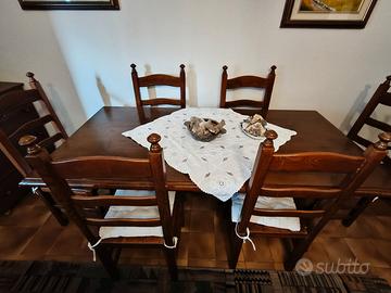 Tavolo in legno L180 a 270 H90 allungabile