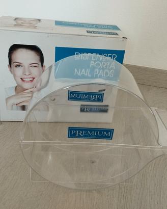 dispenser porta nail pads nuovo 