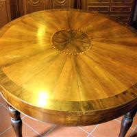 Tavolo in radica noce '800