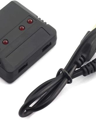 Caricabatterie USB Universale 1 a 4 per Batterie