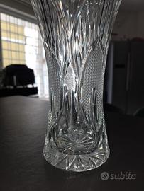 vaso cristallo boemia