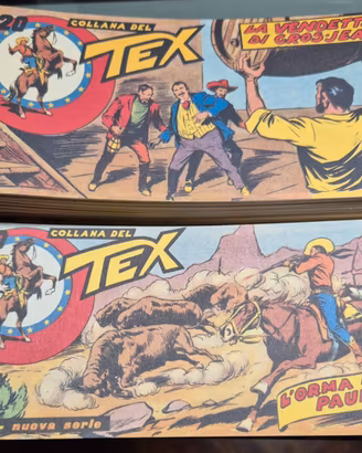 Strisce Tex fumetto 33 numeri completi