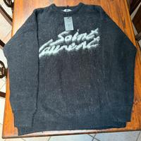 Saint Laurent Maglione ’90 Mohair Nero – Taglia L