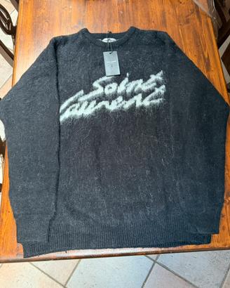Saint Laurent Maglione ’90 Mohair Nero – Taglia L