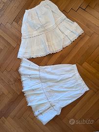 Sottogonne in pizzo ricamati vintage