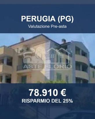 Immobile in asta di 72 m² con box auto a Perugia