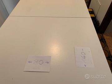 Tavolo da cucina bianco allungabile 