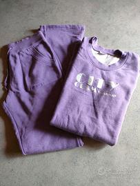 Tuta viola set 2 pezzi Yamamay donna o ragazza M
