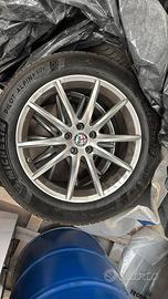 4 Cerchi in lega alfa stelvio con gomme invernali