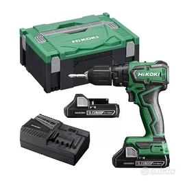 TRAPANO AVVIT.PERCUSS 18V, + 2 BAT. + CARIC - DV18