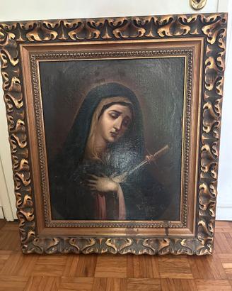 Quadro religioso "MATER DOLOROSA" Spagna 18 secolo