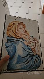Quadro religioso in marmo 