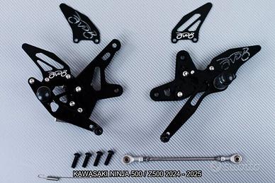 Pedane arretrate KAWASAKI NINJA 500 Z500 2024 2025