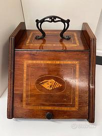 ANTICO PORTA CARBONE INGLESE 1800