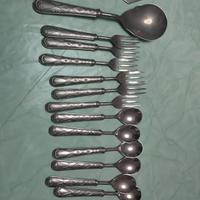 Set posate placcate in argento 