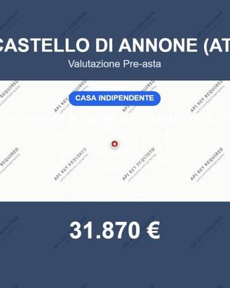 Immobile in asta di 102 m² a Castello di Annone