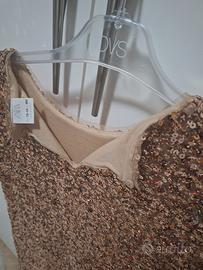 abito di zara in paillettes