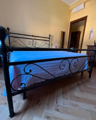 GIROLETTO MATRIMONIALE FERRO BATTUTO