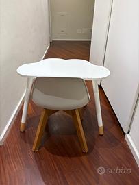 Tavolo nuvola e sedia