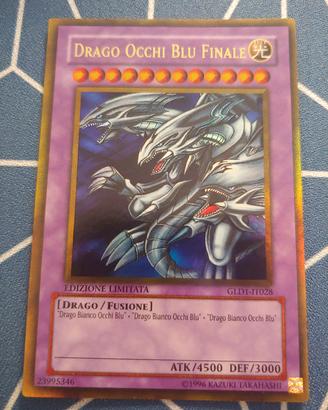 Drago Occhi Blu Finale GLD1-IT028 Rara Oro