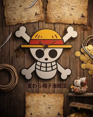 Wall clock One Piece/Orologio da parete One Piece