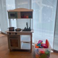 Cucina gioco bambini con accessori