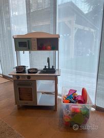 Cucina gioco bambini con accessori