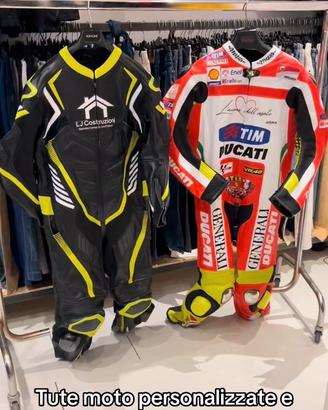 Tuta moto in pelle