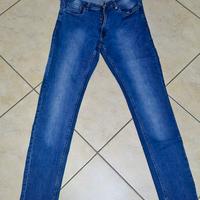 jeans uomo blu scuro sfumato