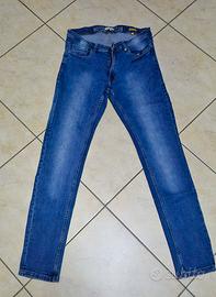 jeans uomo blu scuro sfumato