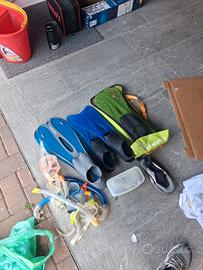 pinne maschere sandali tutto in blocco