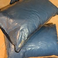 Coppia cuscini in piuma d oca  50x80. Nuovi