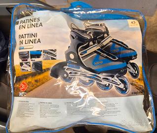 Rollerblade/pattini adulto Tg 43 + protezioni