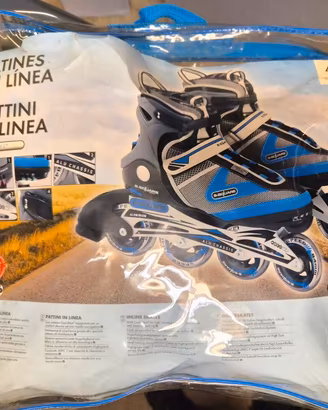 Rollerblade/pattini adulto Tg 43 + protezioni