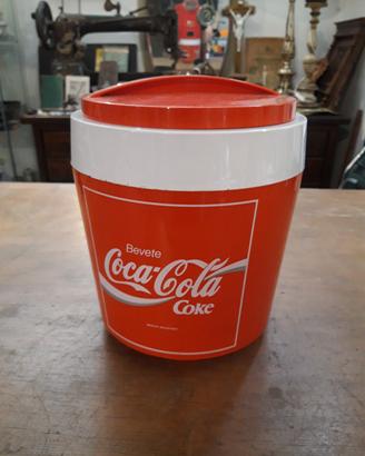 Coca Cola cestello per ghiaccio vintage