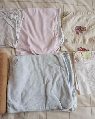 Coperte, trapunte per lettino