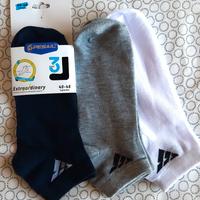 Calzini fantasmini 3 Paia 40-46 NUOVI comodi Sport