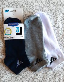 Calzini fantasmini 3 Paia 40-46 NUOVI comodi Sport