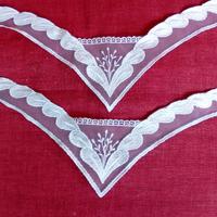 due pizzi ricamati anni 50-60 