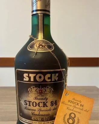 Bottiglia Vintage del 1983 Brandy STOCK 84 Riserva